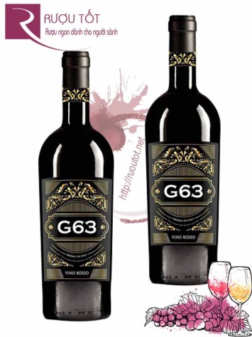 Rượu vang G63 Vino Rosso chính hãng