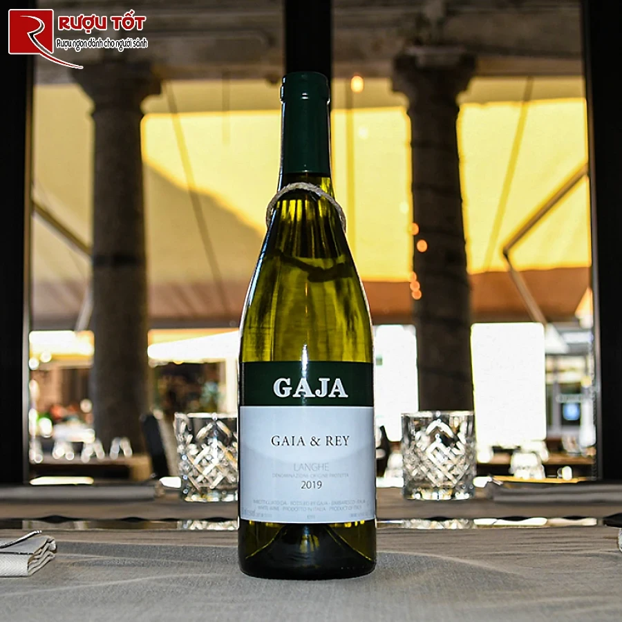 ruou vang gaja gaia e rey langhe blanc