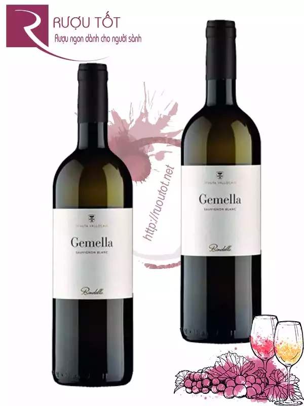 Rượu vang Gemella Toscana Sauvignon Blanc IGT