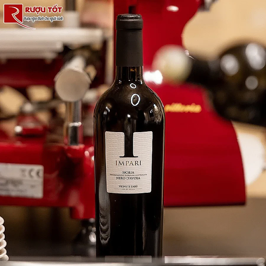 ruou vang impari sicilia nero d'avola