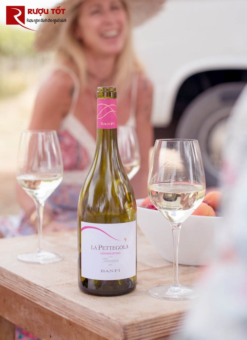 Rượu vang La Pettegola Vermentino Toscana Banfi