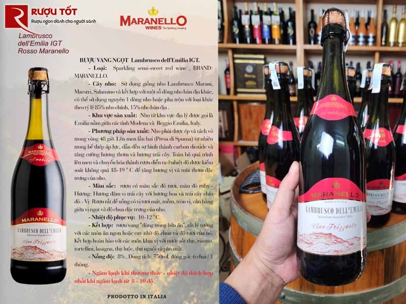 Rượu vang Lambrusco