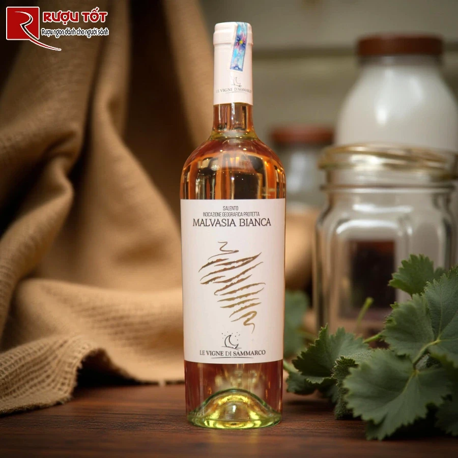 ruou vang le vigne di sammarco malvasia bianca 13% 750ml