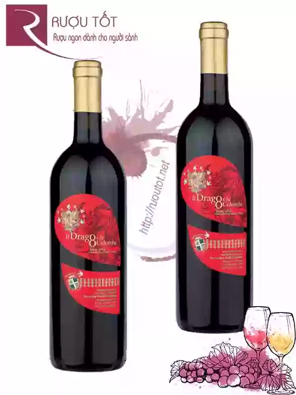 Rượu vang Il Drago ele 8 Colombe IGT Toscana