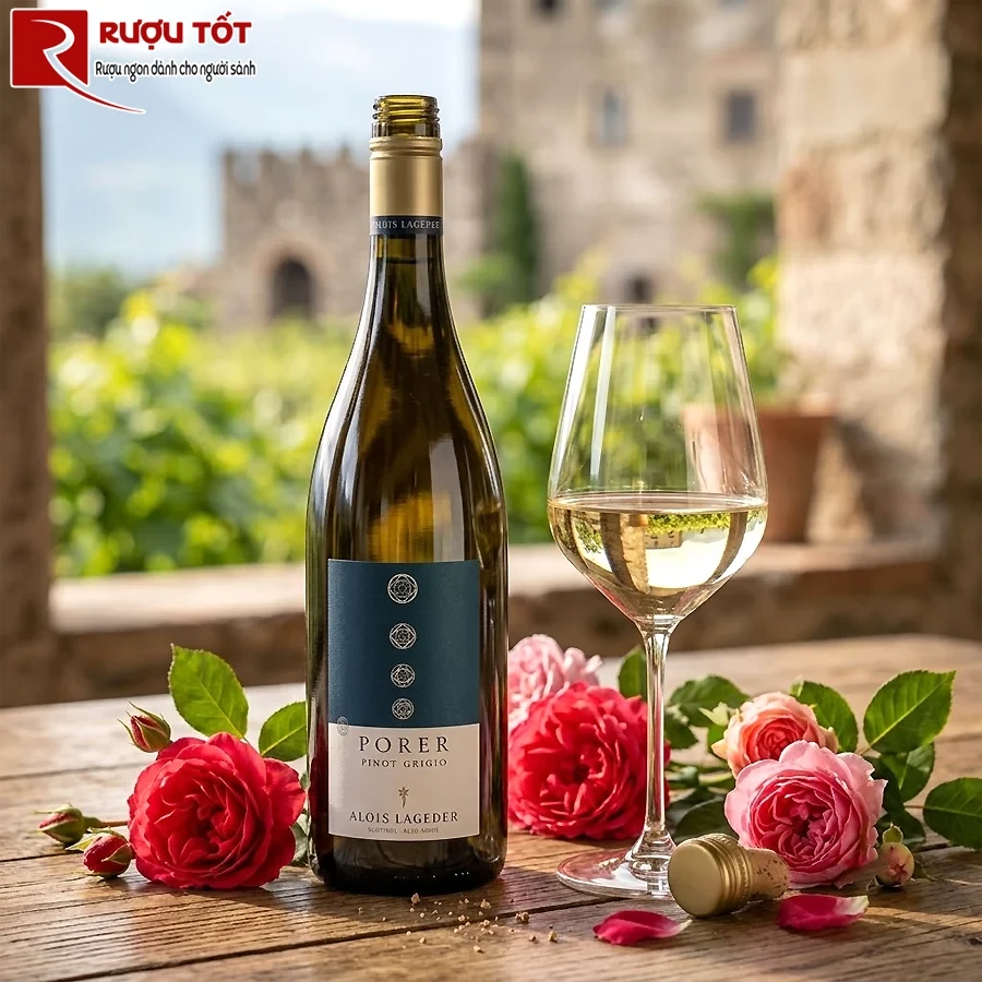 Rượu vang lois Lageder Porer Pinot Grigio