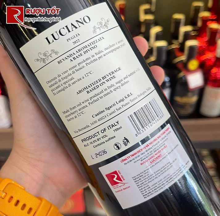 Rượu vang Luciano Semi Dolce