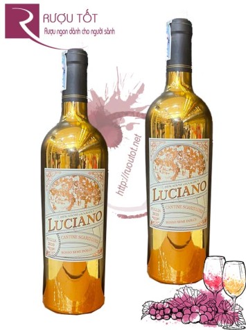 Rượu vang Luciano Semi Dolce Gold - Nhãn vàng