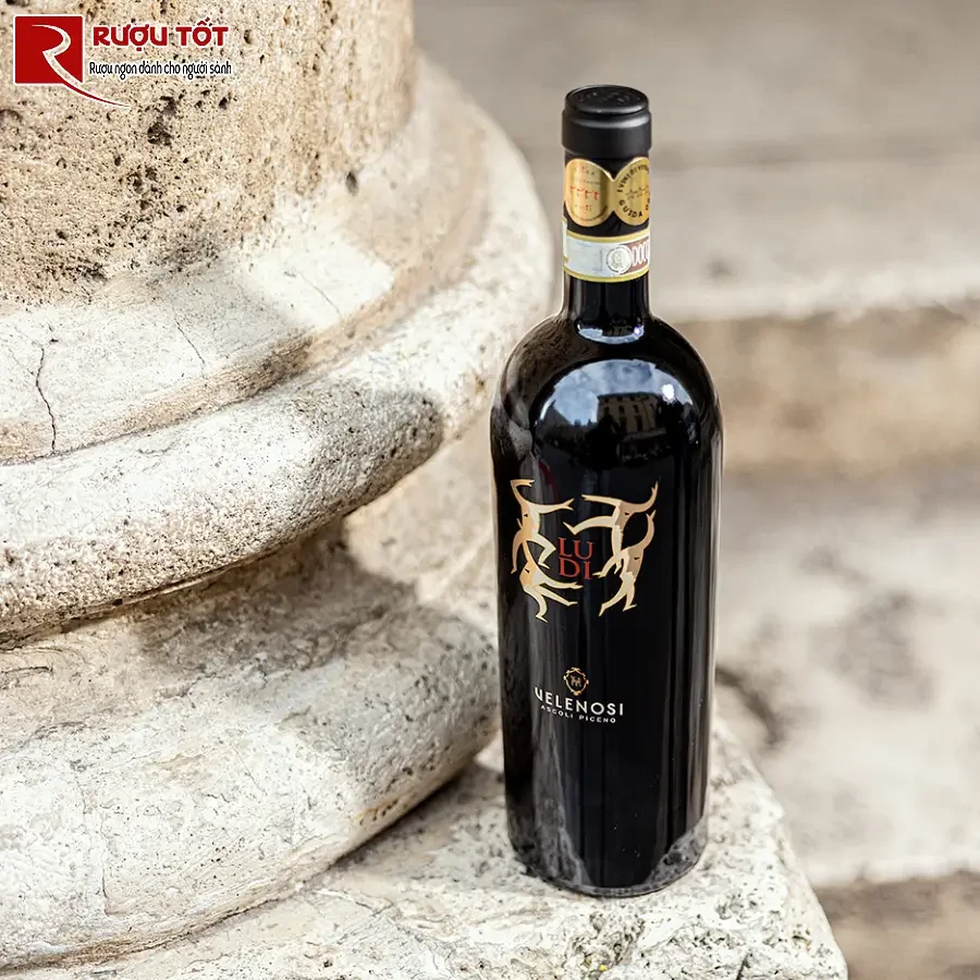 ruou vang ludi velenosi 750ml 15% chinh hang nuoc y