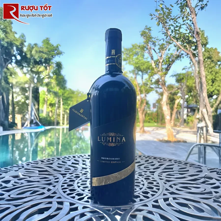 ruou vang lumina limited edition negroamaro del salento 750ml 15% y