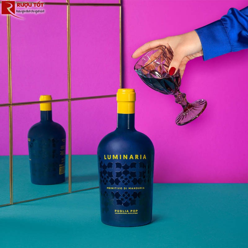 ruou vang Luminaria Primitivo di Manduria Puglia Pop