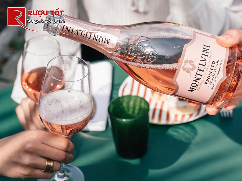 Rượu vang Montelvini Prosecco Rose