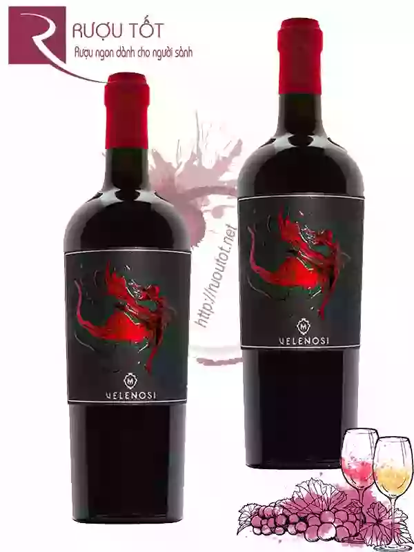 Rượu vang Ninfa Velenosi - chai vang Thiên Thần