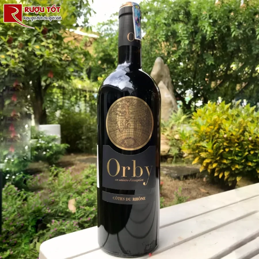 ruou vang orby cotes du rhone