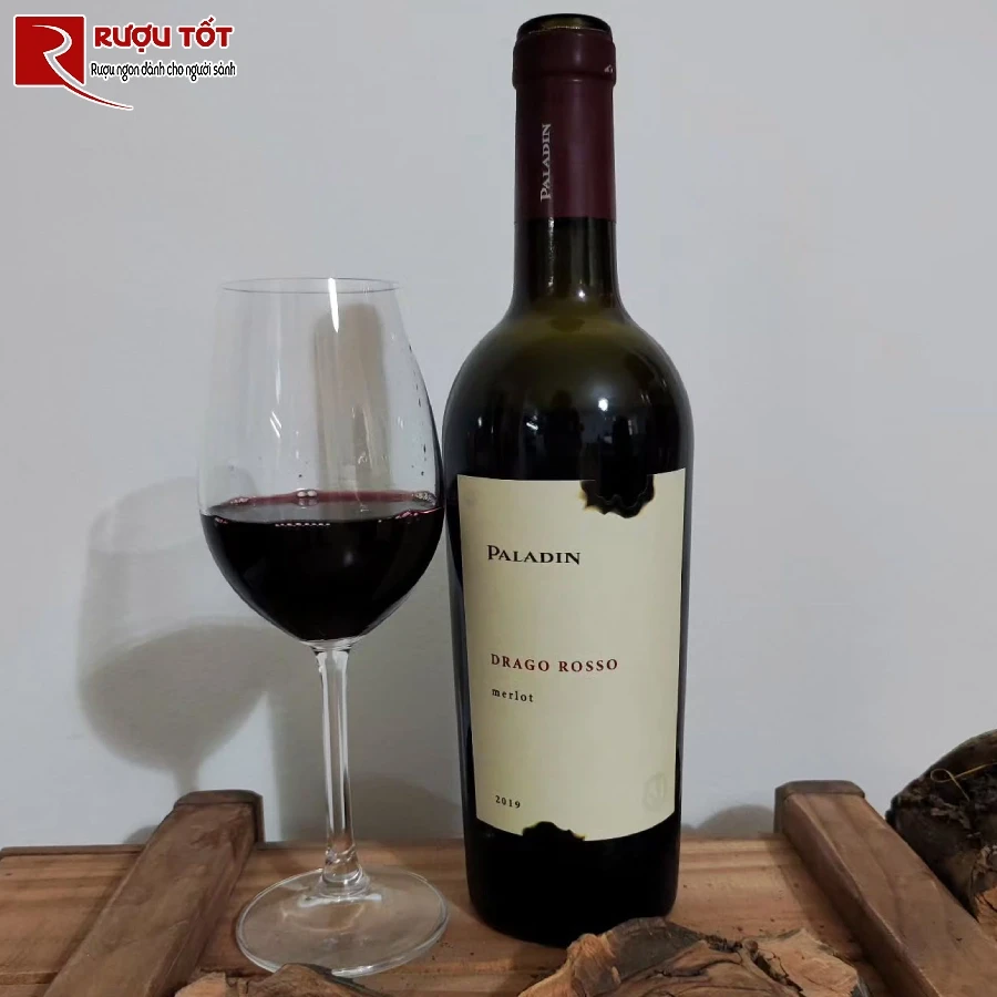 ruou vang paladin drago rosso merlot