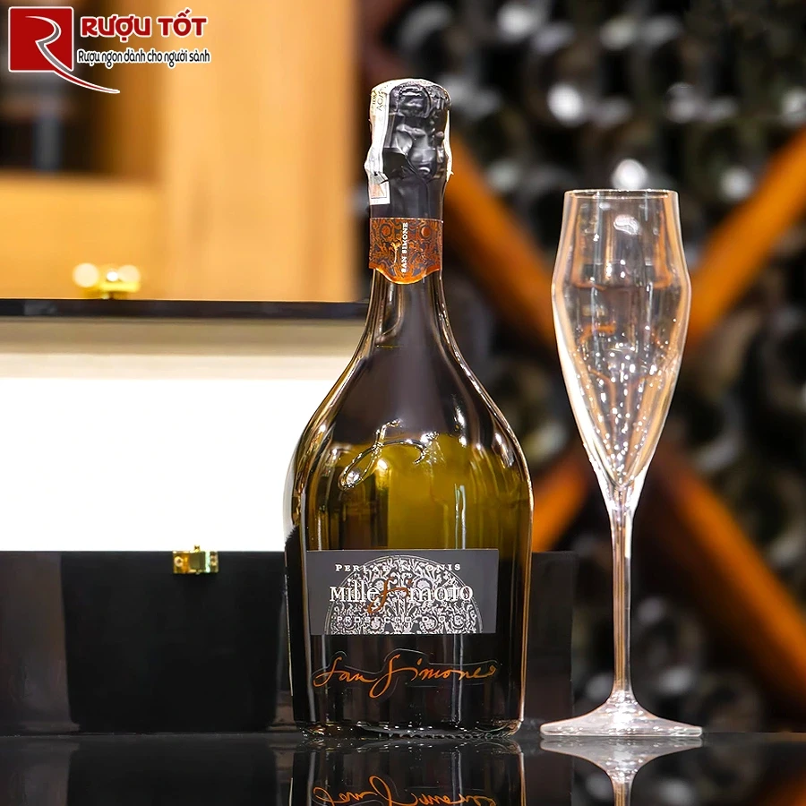 Rượu vang Perlae Naonis Millesimato Prosecco Doc Brut