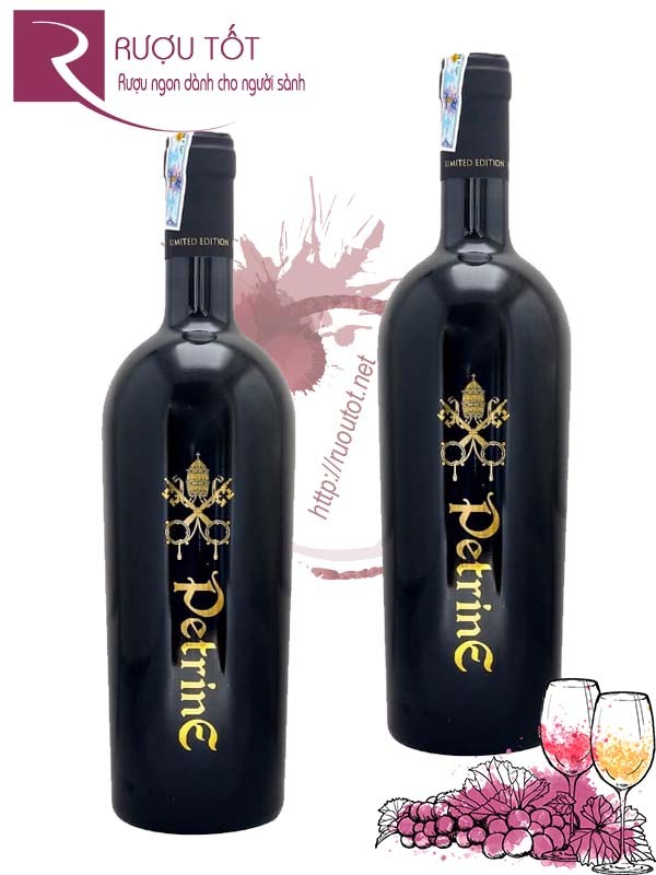 Rượu vang Petrine Feudi Bizantini Vino Rosso 15% chính hãng