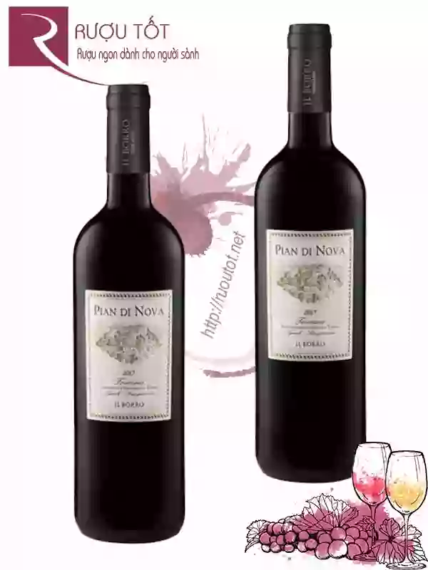 Rượu vang Pian di Nova IGT Toscana Rosso 92 điểm hảo hạng