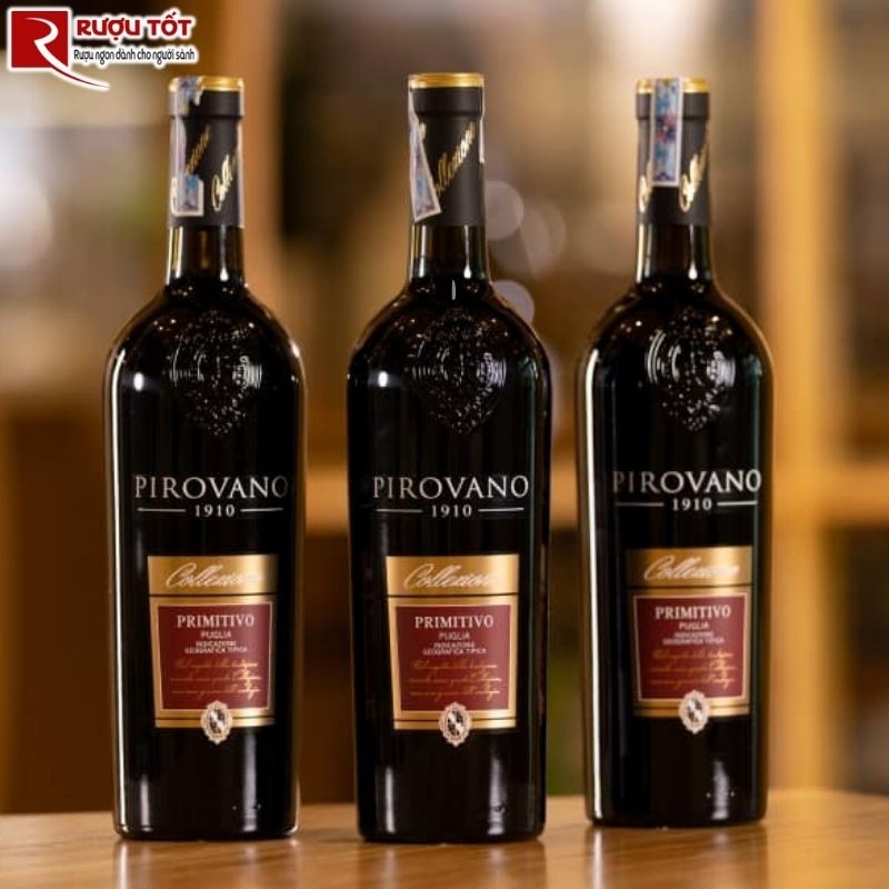 Rượu vang Pirovano Primitivo Puglia