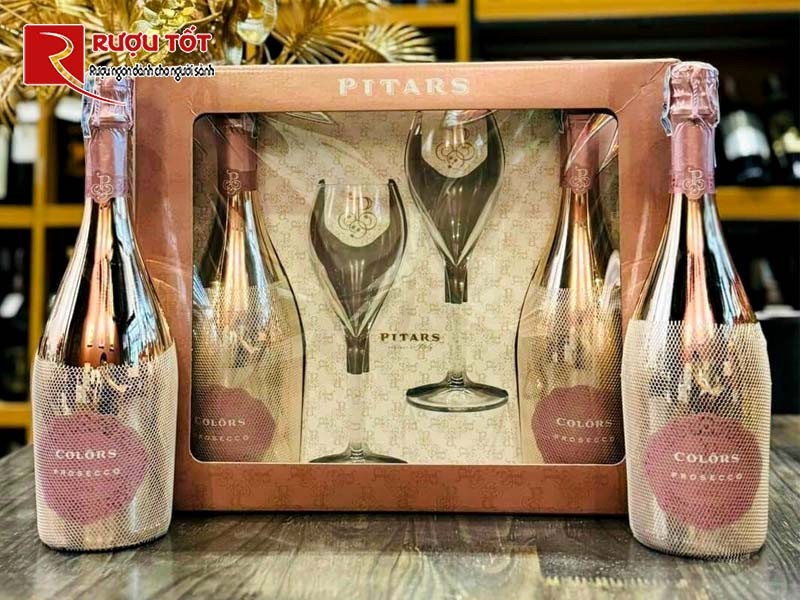 Rượu vang Pitars Prosecco Rose