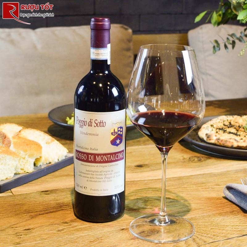 Rượu Vang Poggio Di Sotto Rosso Di Montalcino