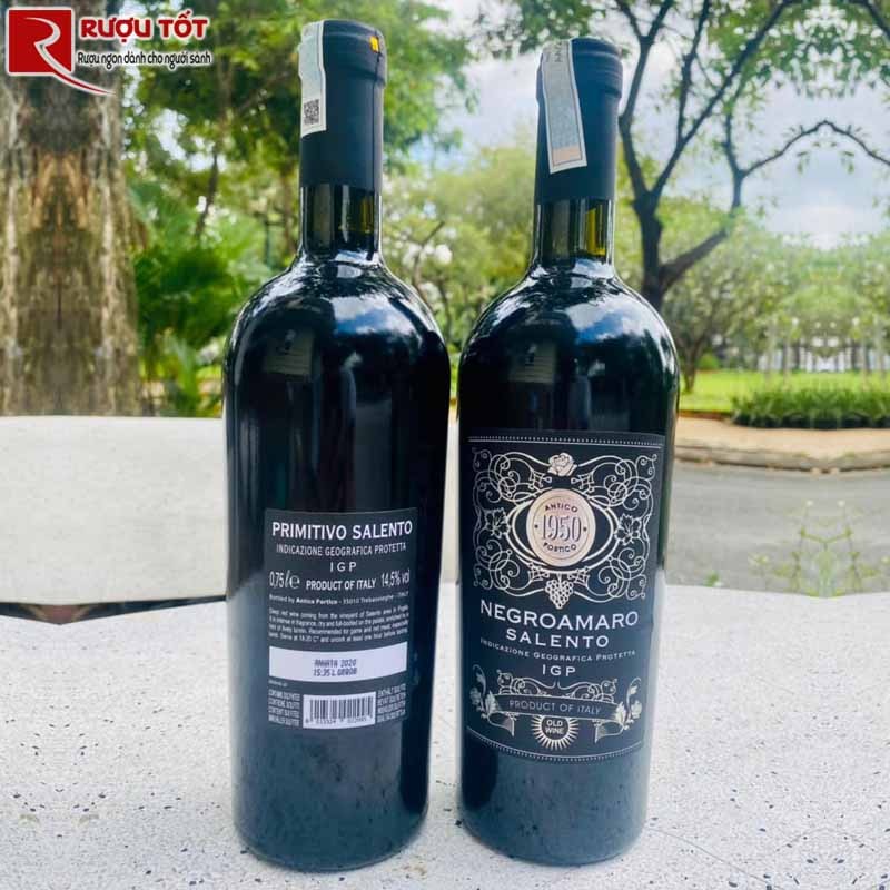 Rượu vang Primitivo Salento 1950 Antico Portico