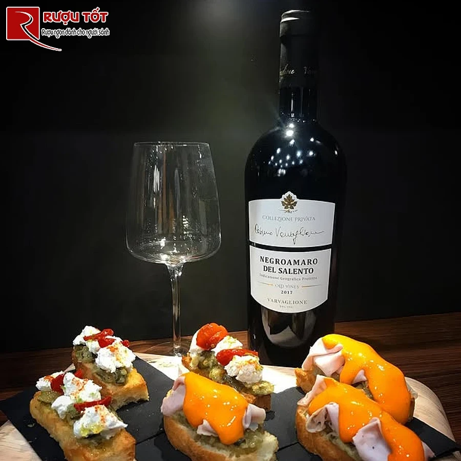 ruou vang privata collezione negroamaro del salento igp