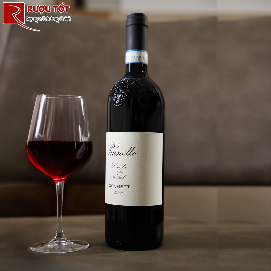 Rượu vang Prunotto Occhetti Nebbiolo d'Alba