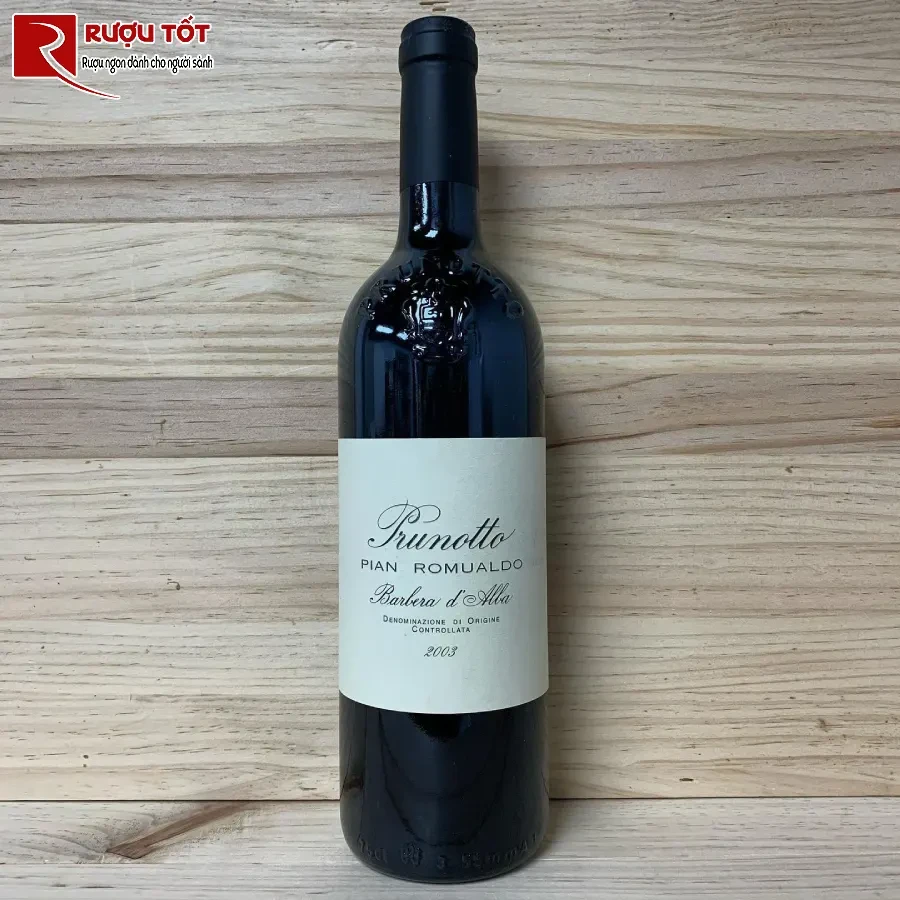 ruou vang prunotto pian romualdo barbera d'alba 750ml 14%