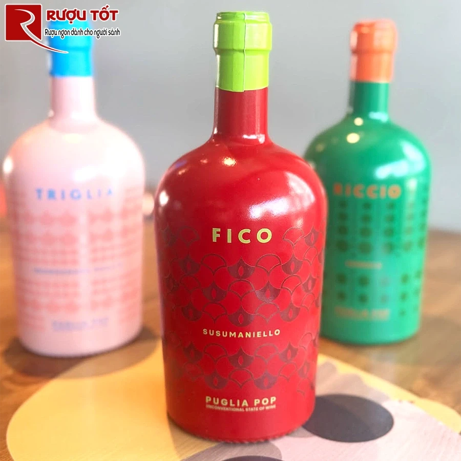 Rượu vang Puglia POP Fico Susumaniello