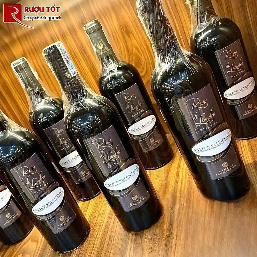 ruou vang rivo di liandro riserva salice salentino