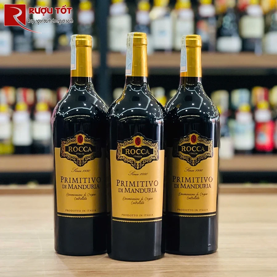 ruou vang Rocca Primitivo di Manduria