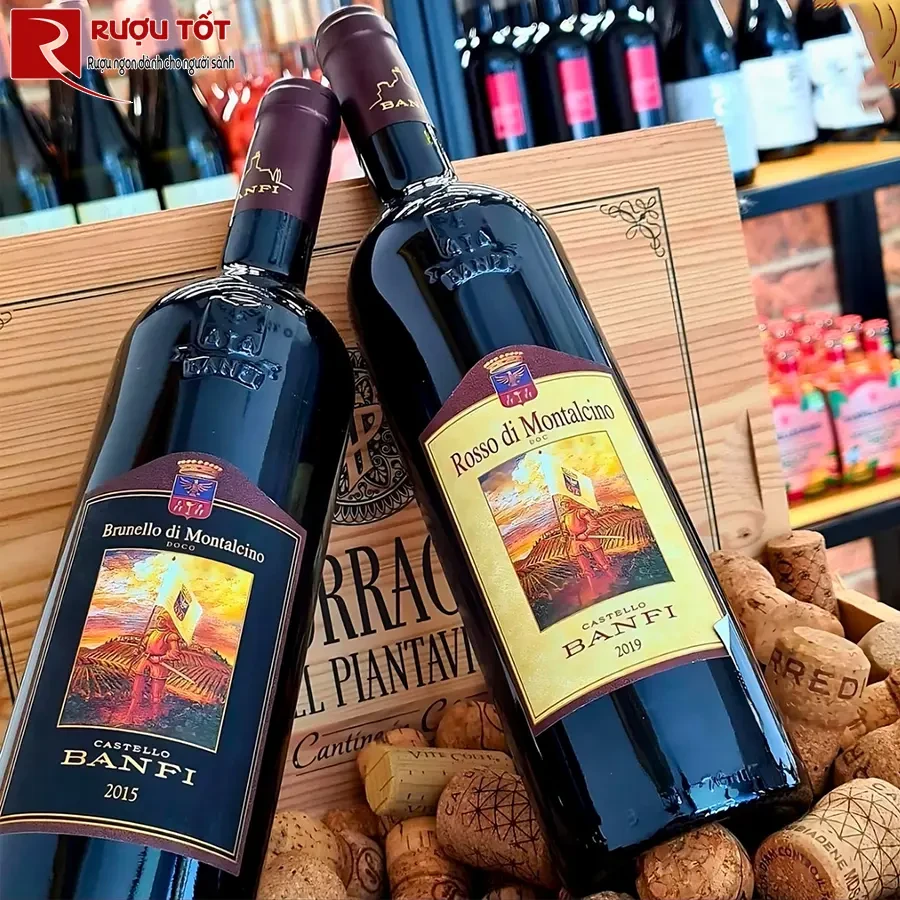 Rượu vang Rosso Di Montalcino Castello Banfi
