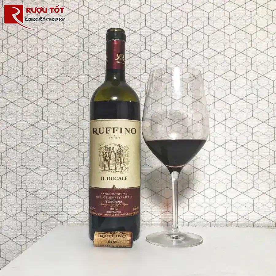 ruou vang ruffino il ducale toscana igp 750ml 13%