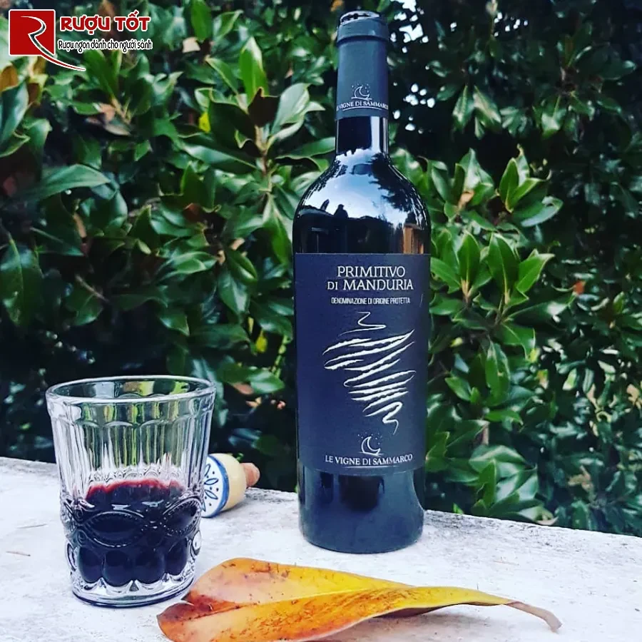 ruou vang salice salentino le vigne di sammarco