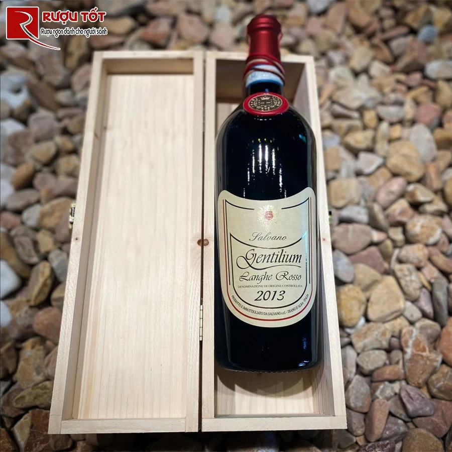 ruou vang salvano gentilium langhe rosso 14% 750ml