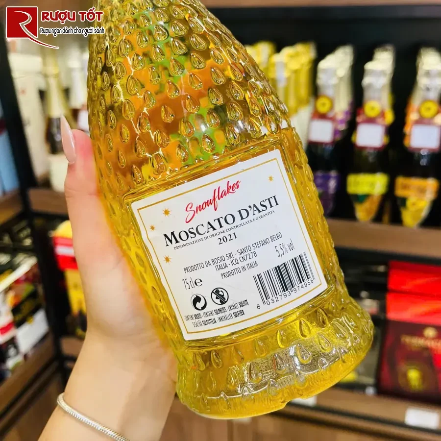 ruou vang Snowflakes Moscato D'Asti