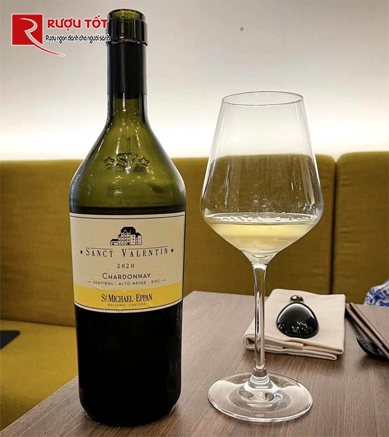 Rượu vang trắng Sanct Valentin Chardonnay