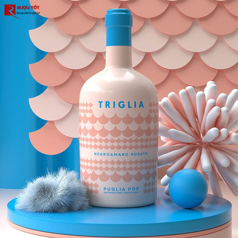 Ruou vang triglia negroamaro rosato