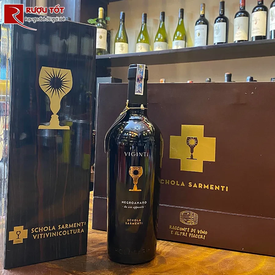 ruou vang viginti schola sarmenti gia tot