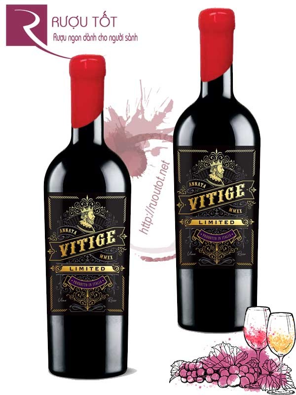 Rượu vang Vitige Limited 17 độ cao cấp