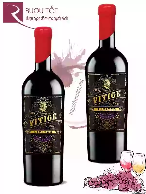 Rượu vang Vitige Limited 17 độ cao cấp