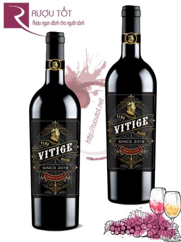 Rượu vang Vitige Vino Rosso 15 độ