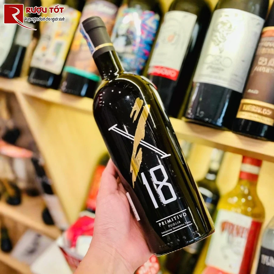ruou vang x18 primitivo puglia
