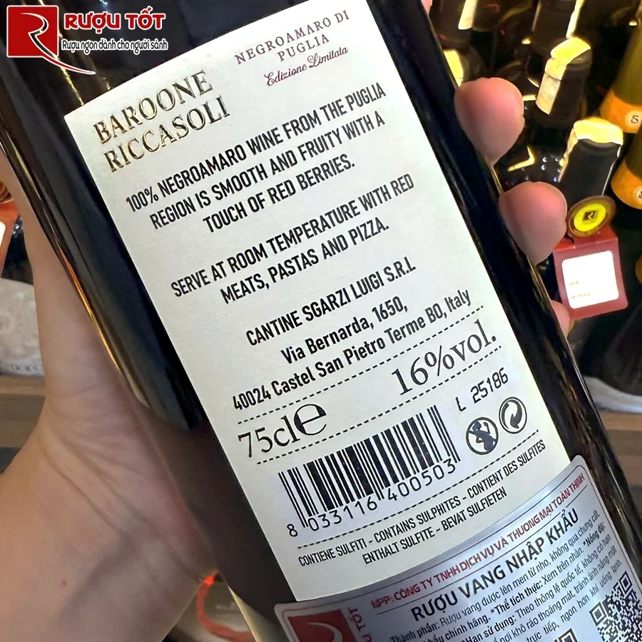 Rượu vang Ý Barone Ricasoli-1
