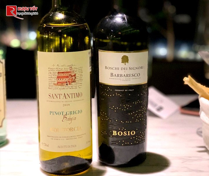 Rượu vang Ý BOSIO Barbaresco