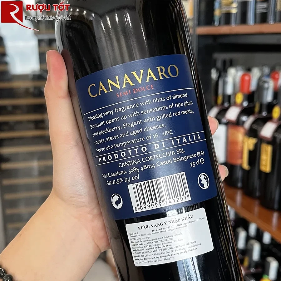 Rượu vang Ý Canavaro