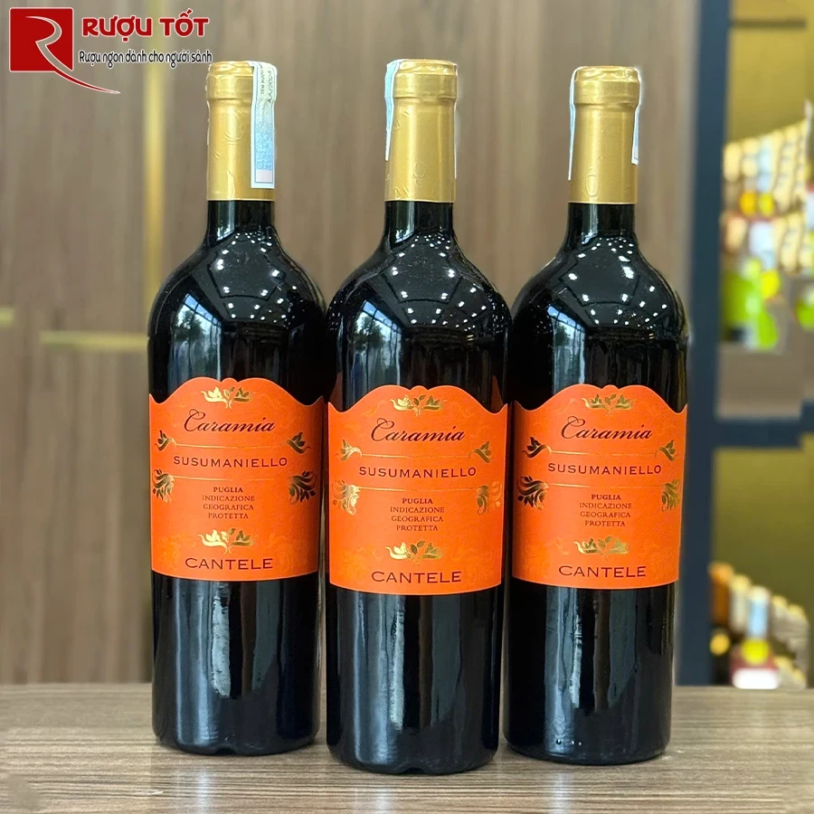 Rượu vang Ý Caramia Susumaniello