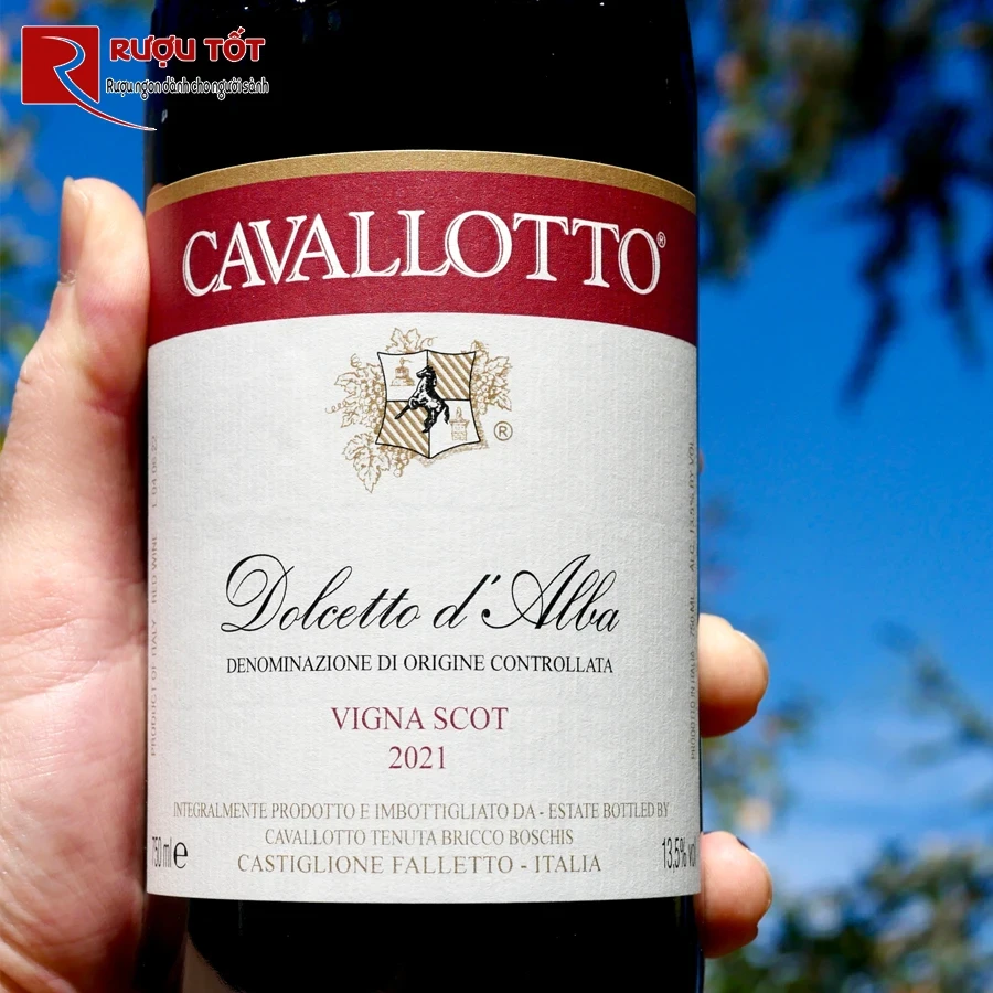 Rượu vang Ý Cavallotto Dolcetto d'Alba Vigna Scot