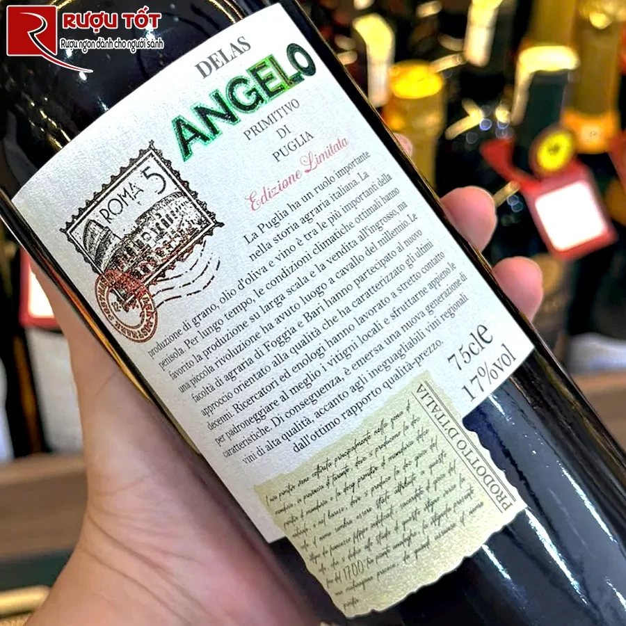Rượu vang Ý Delas Angelo