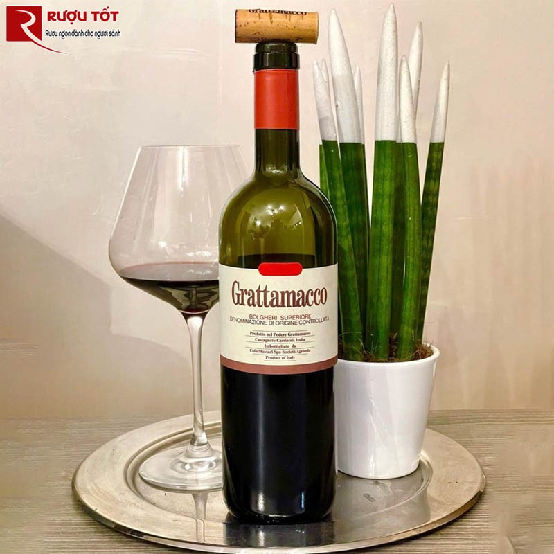 Rượu Vang Ý Grattamacco Bolgheri Superiore